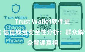 Trust Wallet软件更新方法 信任钱包安全性分析：群众解读真相